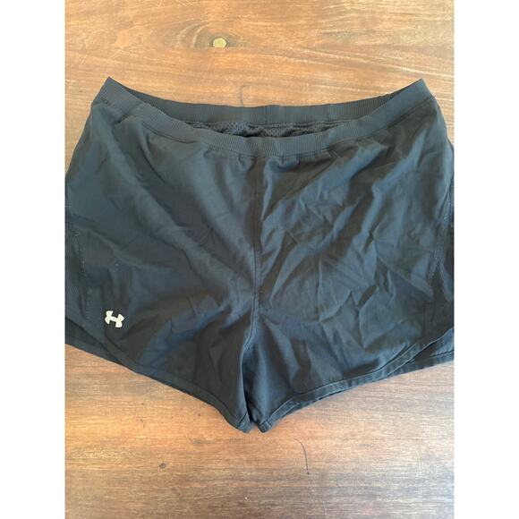 Under Armour Women’s Running Shorts, Key Pocket, Size Large - Picture 1 of 7